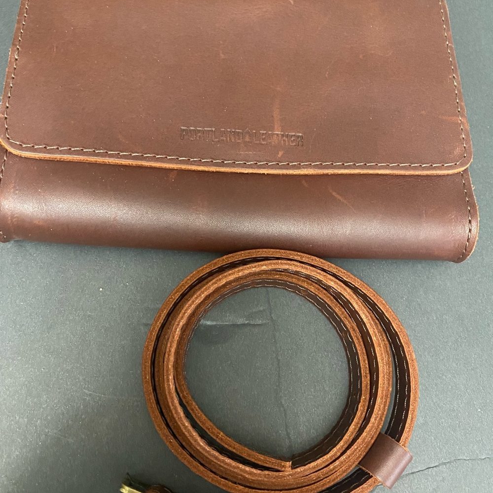 Portland Leather Brown Belt Bag with Minimalist Design and Quality Craftsmanship